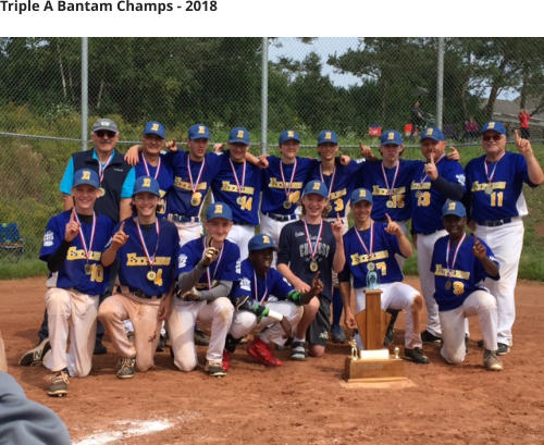 Triple A Bantam Champs - 2018